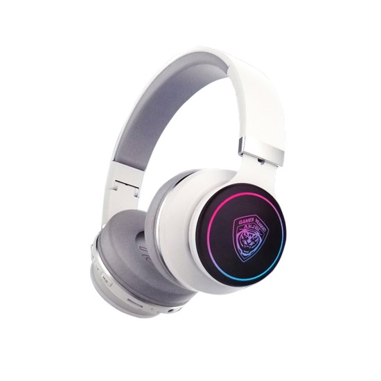 WIRELESS GAMING BLUETOOTH HEADPHONE J19 WHITE